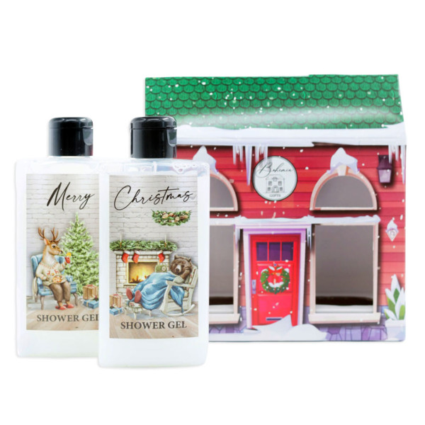 Ziemassvētku kosmētikas komplekts: 2 x dušas želeja (200 ml)