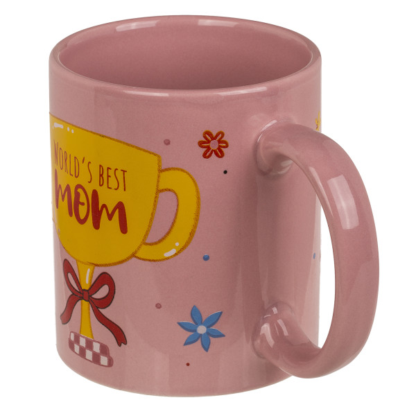 Krūzes un zeķu komplekts "World's Best Mom!"