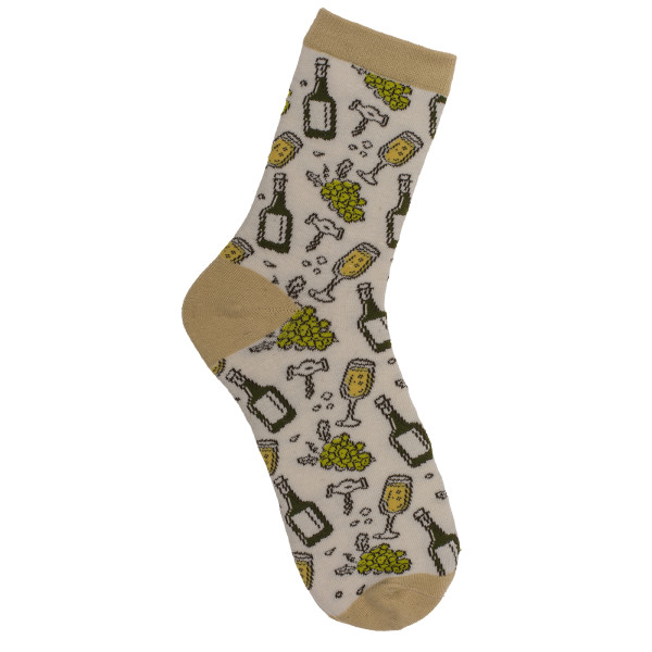 Sarkanvīna un baltvīna zeķes, 2 pāri