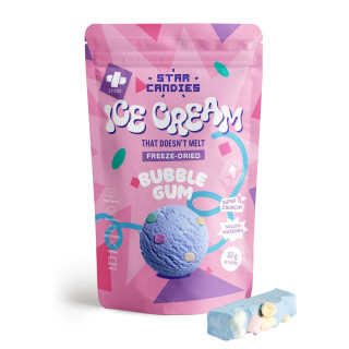 STAR CANDIES liofilizētas košļājamās gumijas saldējums, 50g