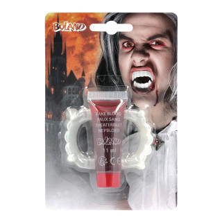 Mini vampīru komplekts (mākslīgās asinis, zobi)