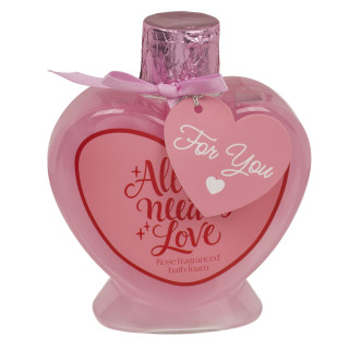 Vannas putas “Love” ar rožu aromātu, 200 ml