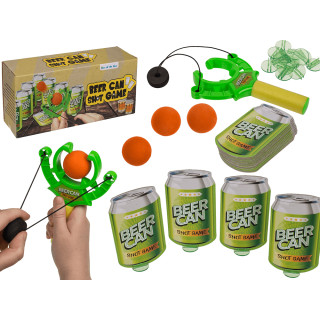 Ballīšu spēle "Beer can shot game"