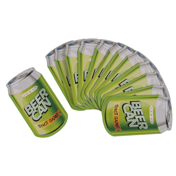 Ballīšu spēle "Beer can shot game"