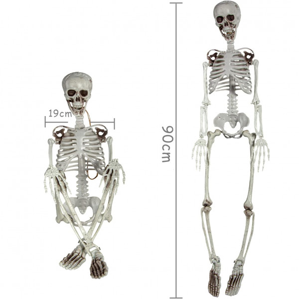 Dekorācija "Skelets" (90cm)