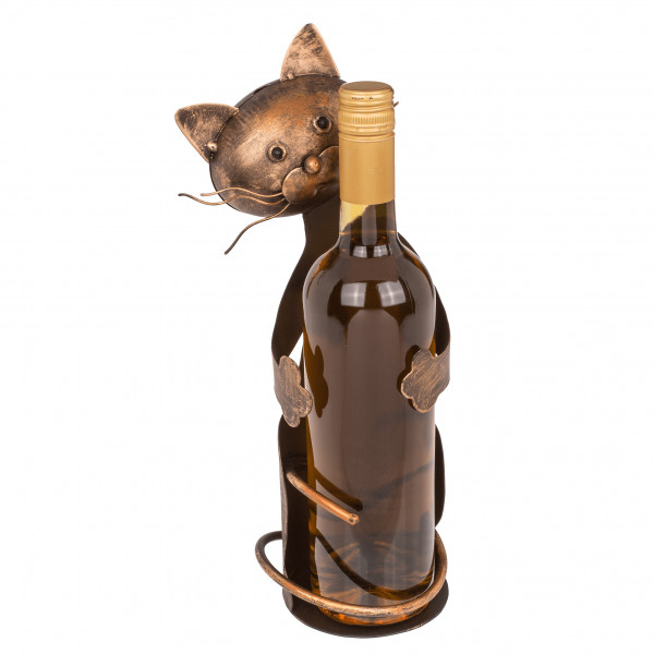 Metāla pudeles turētājs "Kaķis"