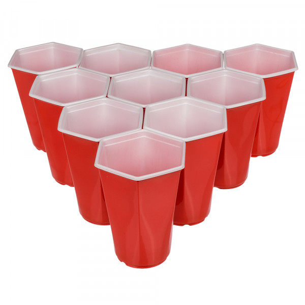 Spēle "Hexagonal Beer pong"