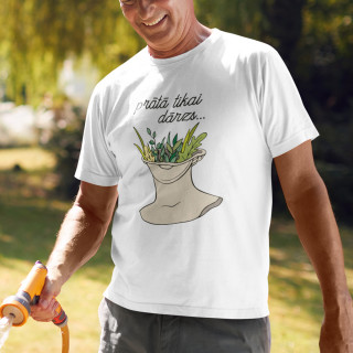 T-krekls "Prātā tikai dārzs"