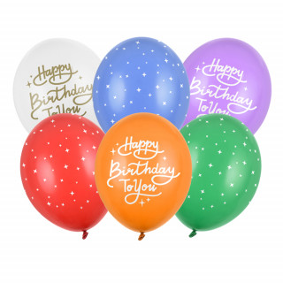 Baloni "Happy Birthday To You!" (6 gab.)