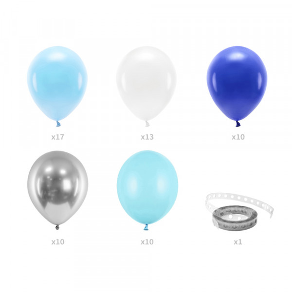 Balonu virtene "Blue" (60gab, 200cm)