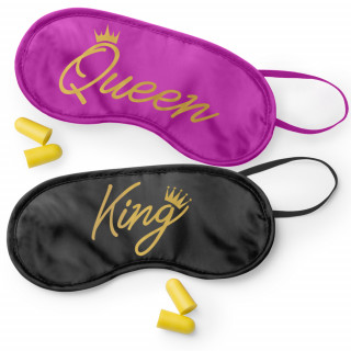 Miega masku komplekts "King & Queen"