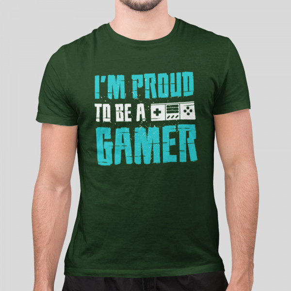 T-krekls "I'm proud to be a gamer"