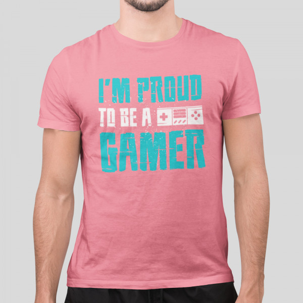 T-krekls "I'm proud to be a gamer"