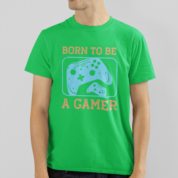 T-krekls "Born to be a gamer"