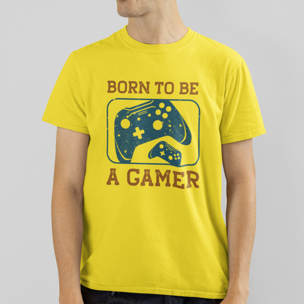 T-krekls "Born to be a gamer"