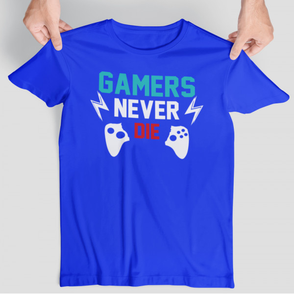T-krekls "Gamers never die"