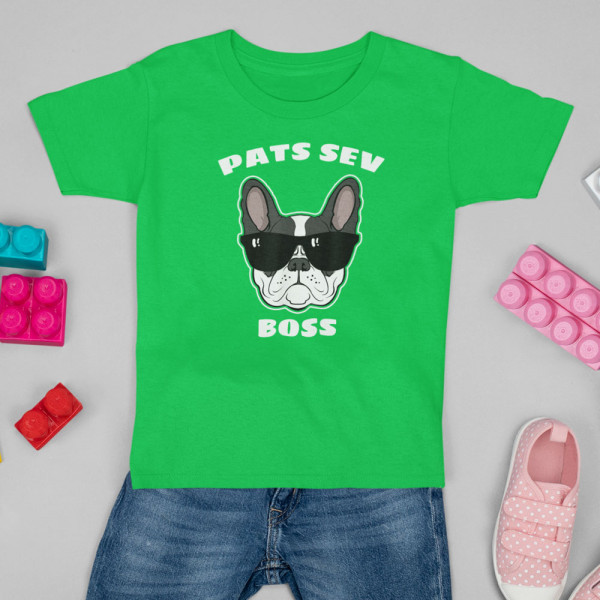 Bērnu T-krekls "Pats sev boss"