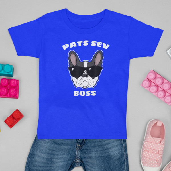 Bērnu T-krekls "Pats sev boss"