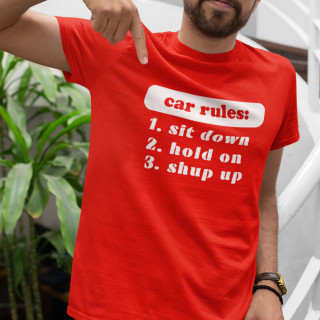 T-krekls "Car rules"
