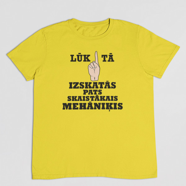 T-krekls "Skaistākais mehāniķis"