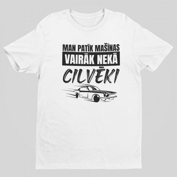 T-krekls "Man patīk mašīnas"