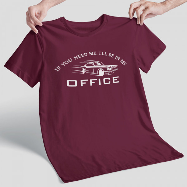 T-krekls "I'll be in my office"