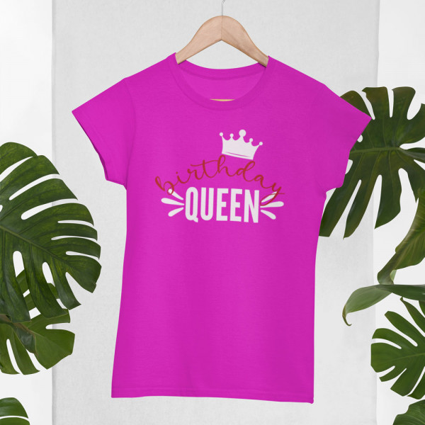 Sieviešu t-krekls "Birthday queen"