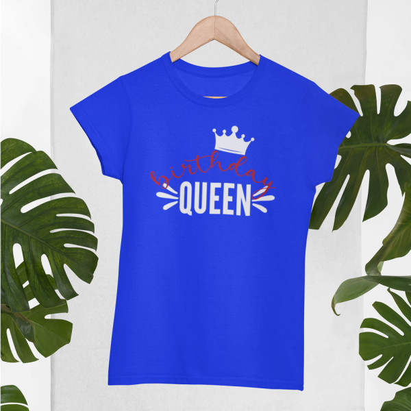 Sieviešu t-krekls "Birthday queen"
