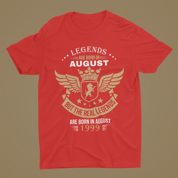 T-krekls "Real legends" ar Jūsu izvēlēto mēnesi