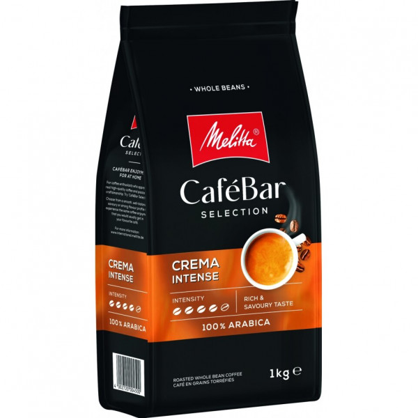 "MELITTA CAFEBAR" Crema Intense kafijas pupiņas, 1kg