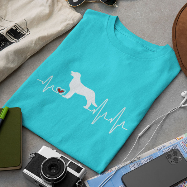 T-krekls "Dog heartbeat pulse"