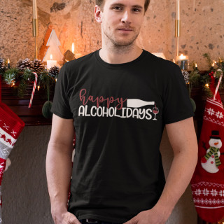 T-krekls "Happy alcoholidays"