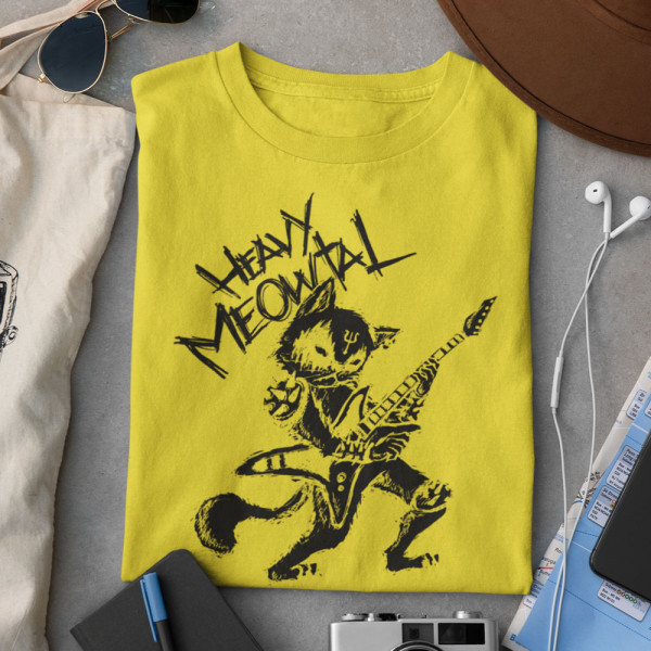 T-krekls "Heavy Meowtal"