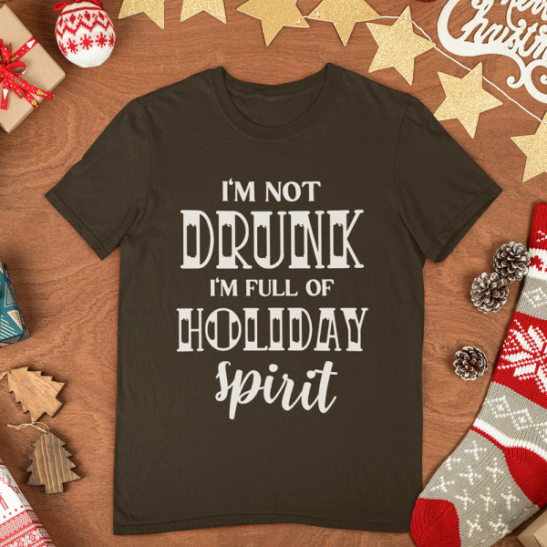 T-krekls „I'm not drunk“