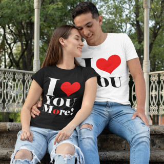T-kreklu komplekts "Couple love"
