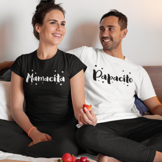 T-kreklu komplekts "Mamacita and Papacito"