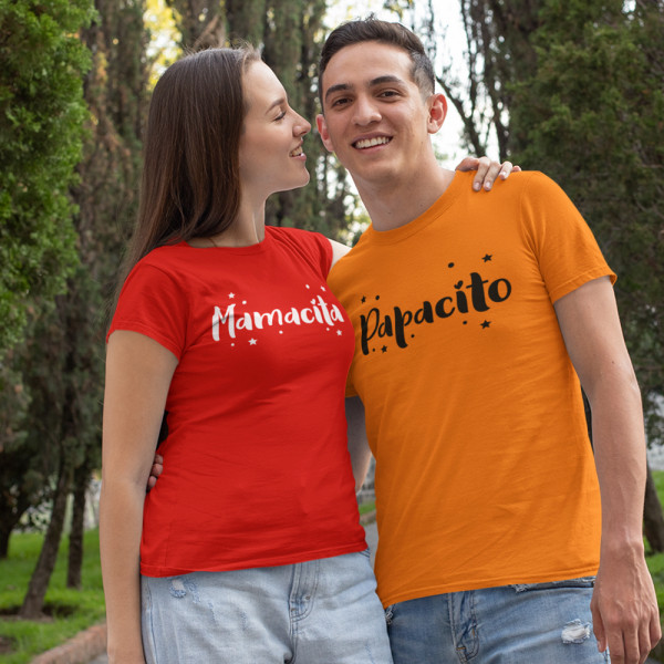 T-kreklu komplekts "Mamacita and Papacito"