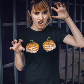 Sieviešu T-krekls "Pumpkin hands"