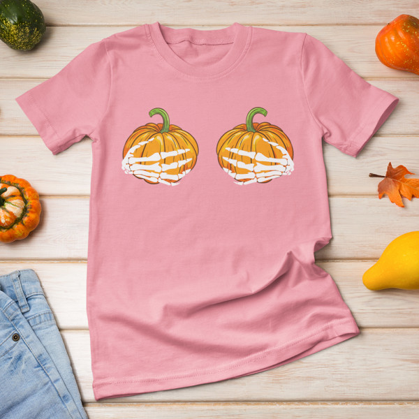Sieviešu T-krekls "Pumpkin hands"