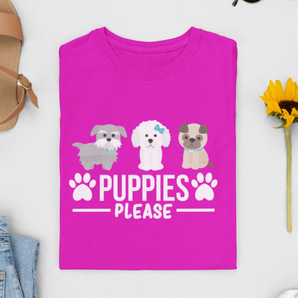 Sieviešu t-krekls "Puppies"