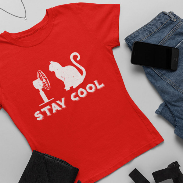 Sieviešu t-krekls "Stay cool"