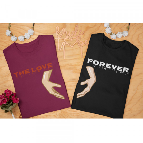 T-kreklu komplekts "The Love forever"