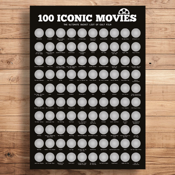 Nokasāms plakāts "Iconic Movies"