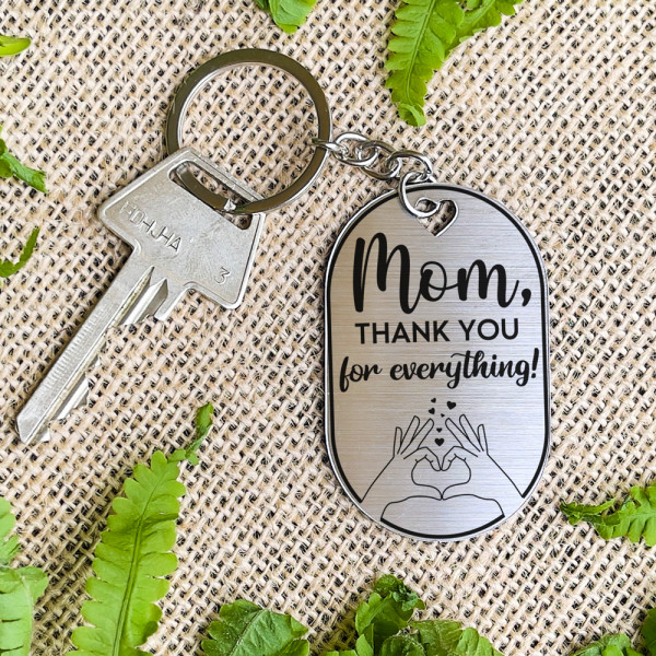 Atslēgu piekariņš „Mom, thank you for everything“
