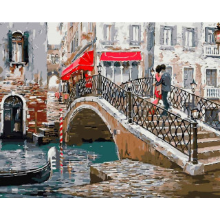 Gleznošanas komplekts pēc numuriem "Venice" (40x50cm) 