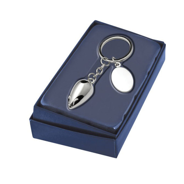 Atslēgu piekariņš "Pelīte" (ar iespēju iegravēt par papildus samaksu)