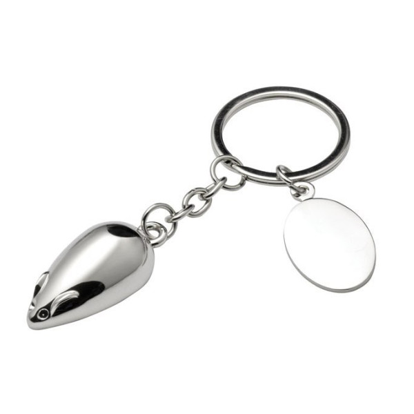 Atslēgu piekariņš "Pelīte" (ar iespēju iegravēt par papildus samaksu)