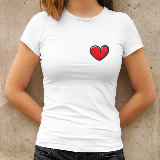 Sieviešu T-krekls "Maza sirsniņa"