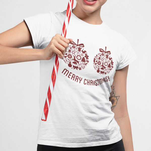 Sieviešu T-krekls "Merry Christmas"