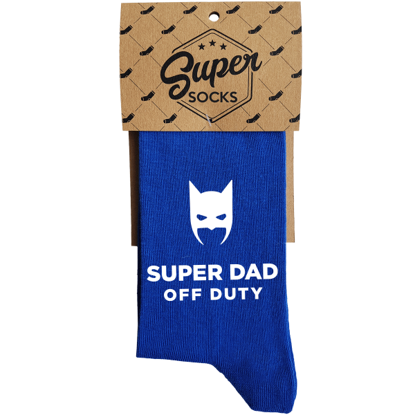 Zeķes "Super Dad Off Duty"